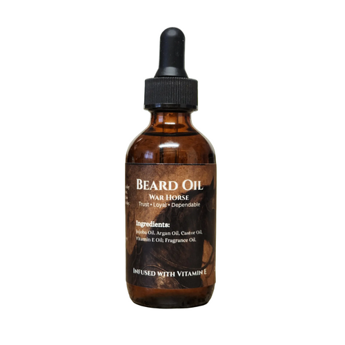 War Horse Beard Oil — Vitamin E Enriched - Nathan Adams: Beard & Body Care
